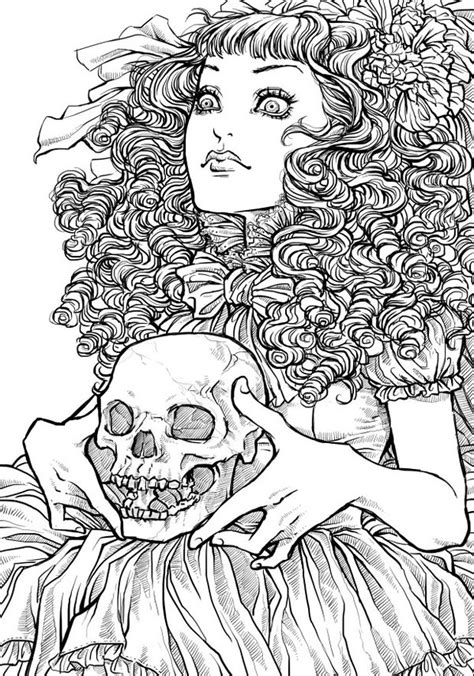 printable halloween coloring pages  adults  coloring
