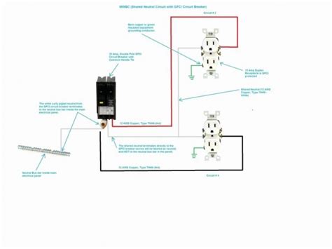 gfci circuit breaker wiring diagram