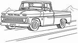 Truck Chevy Duramax C10 Coloringpagesfortoddlers sketch template