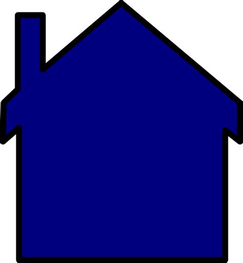 blue house outline clipart png  full size clipart