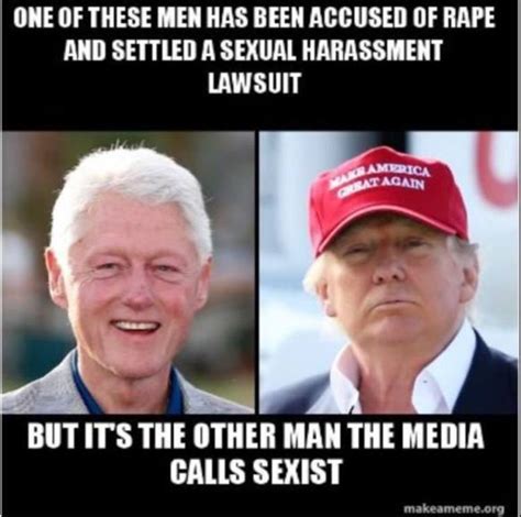 bill clinton and donald trump compared in brutal meme