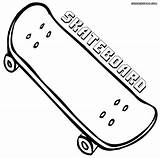Skateboard Patineta sketch template