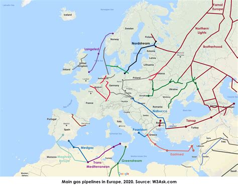 natural gas pipelines europe europes natural gas crisis  world