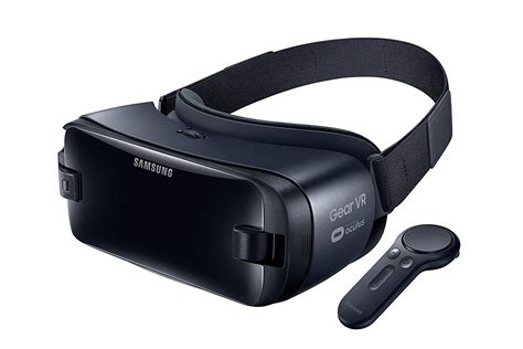samsung gear vr virtual reality headset with controller black