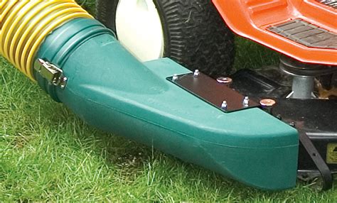 home garden custom leaf vacuum mower deck adapter   hose  husqvarna  mower deck yard