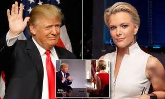 donald trump lavishes praise  megyn kelly  taping  interview daily mail