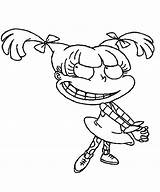 Rugrats Coloring Angelica Pickles Pickle Pages Shy Drawing Kids Little Drawings Sheets Shame 90s Getdrawings Getcolorings Color Print Dari Disimpan sketch template