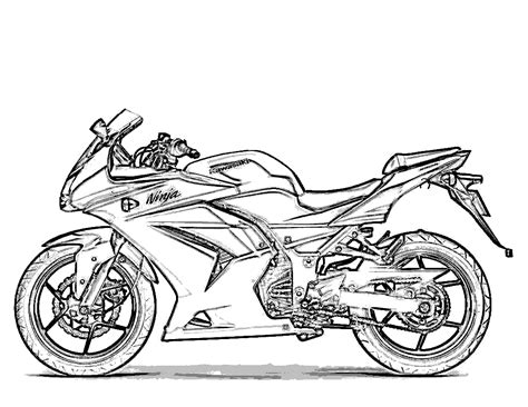 motorcycle coloring pages  adults  getdrawings