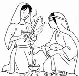 Parable Virgins Biblekids Salvat sketch template
