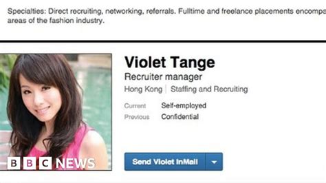 fake linkedin profiles used by hackers bbc news