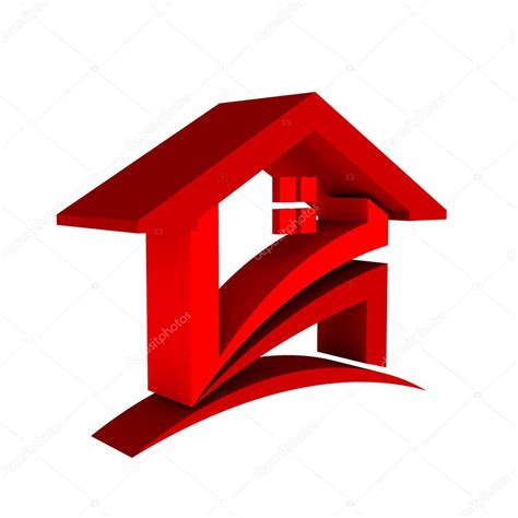 red house logo stock photo  cdeskcube