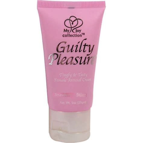 guilty pleasure female arousal cream 1 fl oz 30 ml strawberry malt