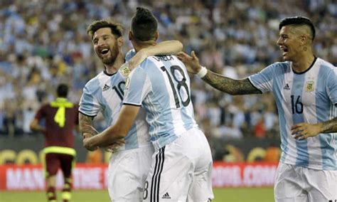 Lionel Messi Equals Record As Argentina Thump Venezuela To Set Up Usa