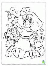 Coloring Momo Minky Pages Dinokids sketch template