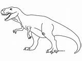 Coloring Tyrannosaurus Pages Dinosaur Rex Animals Prehistoric Print Printable Allosaurus Helpful Color Quotes Non sketch template