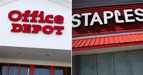 staples office depot failed merger  sign   times  big companies