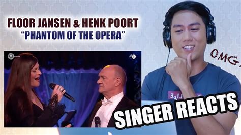 floor jansen  henk poort phantom   opera beste zangers  reaction youtube