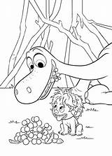 Dinosaur Good Coloring Pages Arlo Spot Eat Disney Berries Kids sketch template