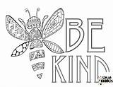 Bee Kindness Stevie Crayola sketch template