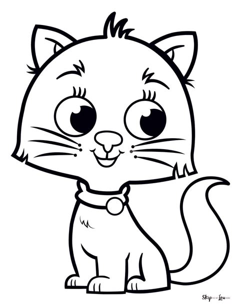 coloring kitty pages
