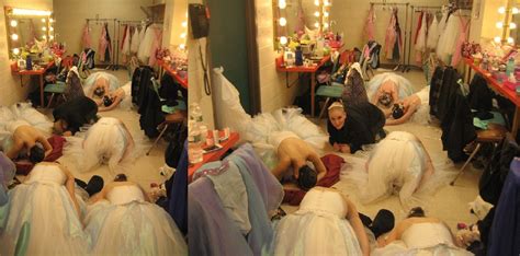 what do ballerinas do in the dressing room yoga of