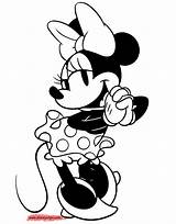 Minnie Classic Mouse Coloring Pages Disneyclips Drawings Mickey Romantic Choose Board Disney sketch template