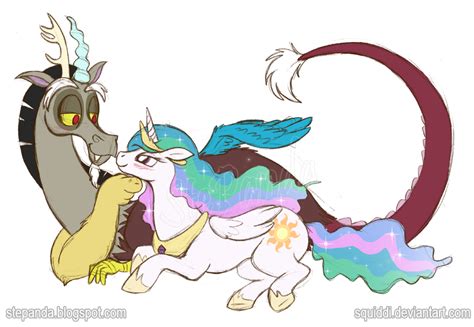 discord and celestia by stepandy on deviantart