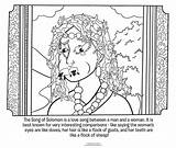 Solomon Song Coloring Pages Bible Woman King Funny Flock Goats Hair Comparisons Illustrating Some Kids Comparing Divyajanani Wise sketch template