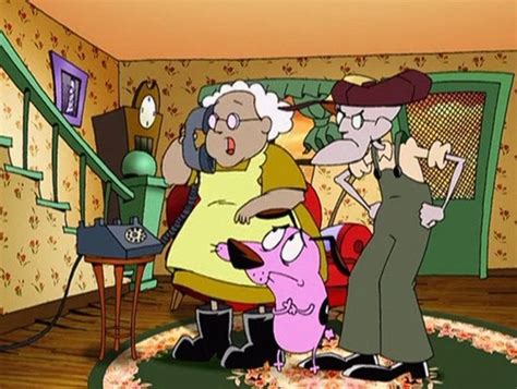 thea white voice  muriel  courage  cowardly dog dies age