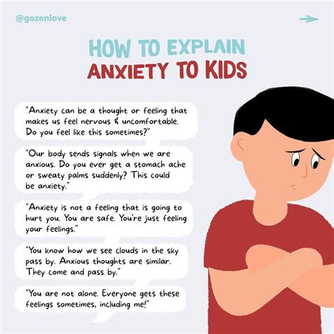 phrases  explaining anxiety  kids