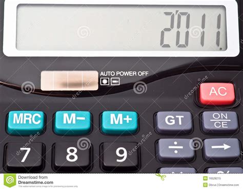 calculator stock afbeelding image  vertoning boekhouding