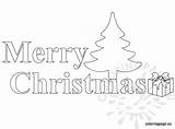 Merry Christmas Text Coloring sketch template