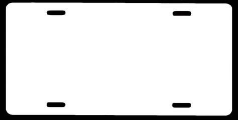 blanklicenseplatetemplate  images novelty license plates
