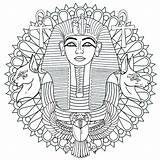 Mandalas Egyptian Adultos Tutankhamun Egipto Egipcios Pharaoh Dibujo Egipcio Erwachsene Malbuch Adulti Ankh Justcolor Toutankhamon Tut Tutankamón Griega Tibetanos Colorido sketch template