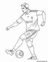 Madrid Coloriage Ronaldo sketch template