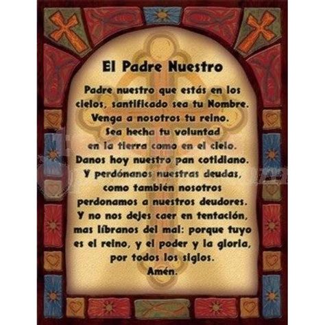 spanish lords prayer