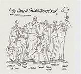 Globetrotters Harlem Model Cartoon Sheets Sheet Hanna Barbera Drawing Team Character Artists sketch template