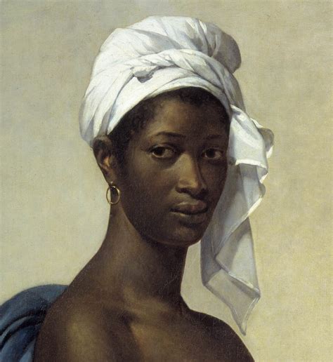 benoist s 1800 ‘portrait of a black woman and its initial negative