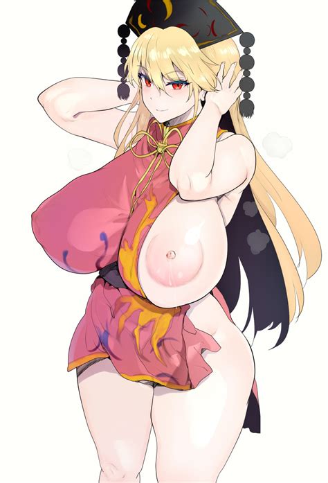rule 34 1girls areolae breasts female female only huge breasts junko