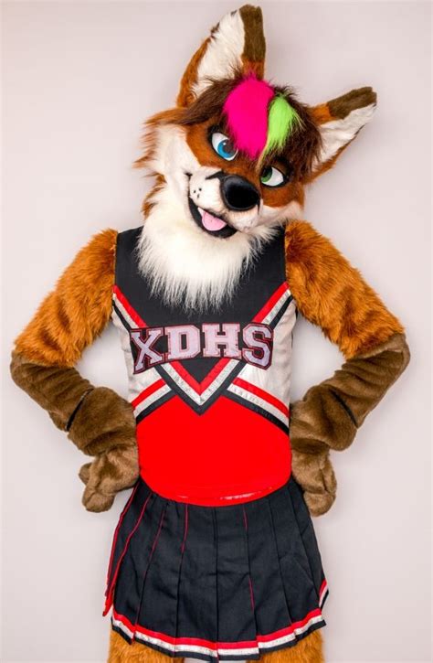 Cheerleader Foxx Anthro Furry Fursuit Furry Furry Art