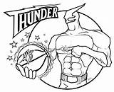 Coloring Pages Nba Thunder Basketball Raptors Toronto Warriors Golden State Lakers Players City Celtics Boston Logos Oklahoma Logo Color Sheets sketch template