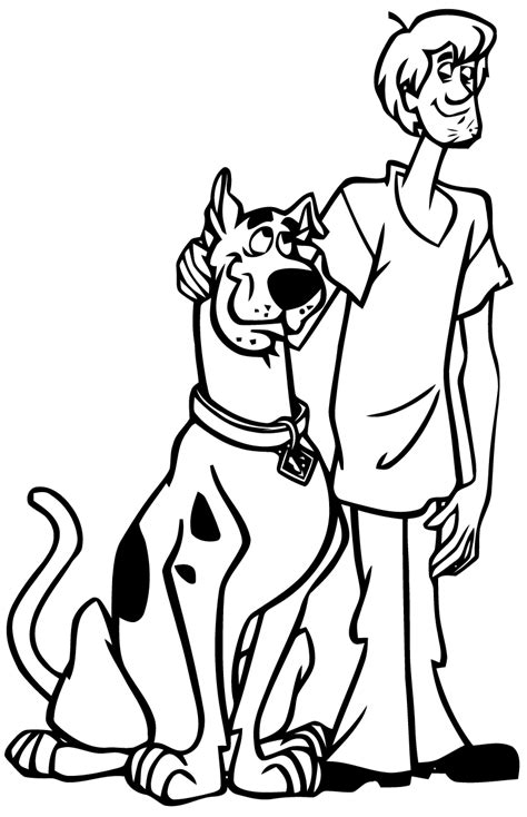 scooby doo coloring pages  print  kids scooby doo kids coloring