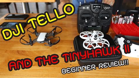 dji tello  emax tinyhawk  fun beginner review  siln channel youtube