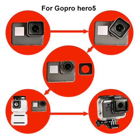 waterproof diving black camera accessories  housing case  gopro hero    ebay