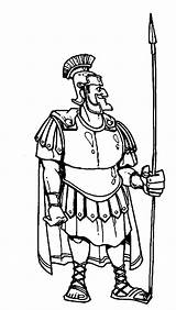 Centurion Coloring Cornelius Bible Spear Armor Drawing Pages Servant Heroes Centurions Color Netart Healed Getdrawings sketch template