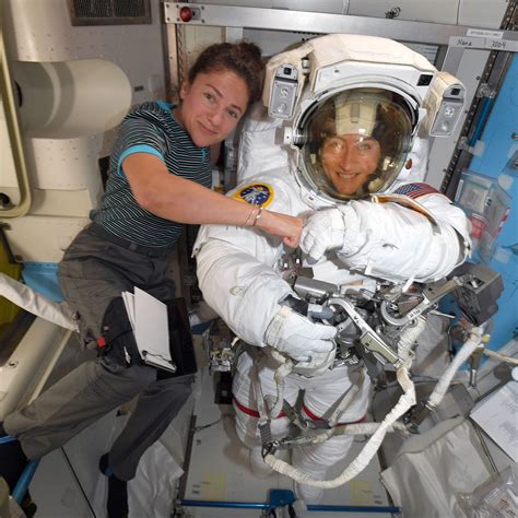 First All Female Spacewalk Has Link To First Us Woman To Walk In Space