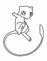 Pokemon Coloring Pages Mew Advanced Choose Board Mewtwo sketch template