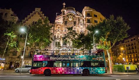 barcelona night  bus barcelona bus turistic