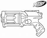 Nerf Minigun sketch template