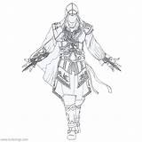 Creed Assassin Xcolorings Ezio sketch template
